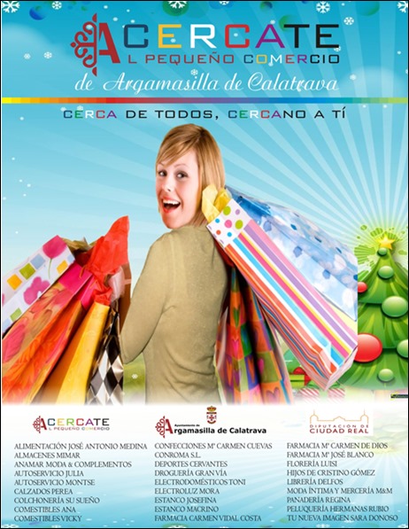El ayuntamiento de Argamasilla de Calatrava y comerciantes se preparan para la navidad con la VI Campaña de Promoción de Compras en el Pequeño Comercio