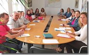 20161013 Un momento de la reciente reunión del Consejo Local Escolar de Argamasilla de Calatrava