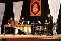20171202 Alumnos del Conservatorio de Puertollano cerraron el acto insititucional con un exquisito concierto de percusión