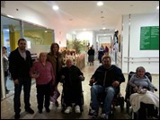 La alcaldesa, Jacinta Monroy, visita la residencia de mayores para desear a sus usuarios lo mejor de cara a 2014