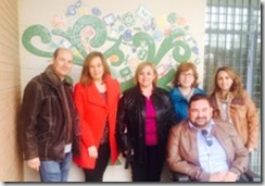 20150322 Durante la visita de la alcaldesa Jacinta Monroy al colegio