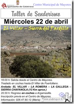20150420 Cartel de la ruta de senderismo